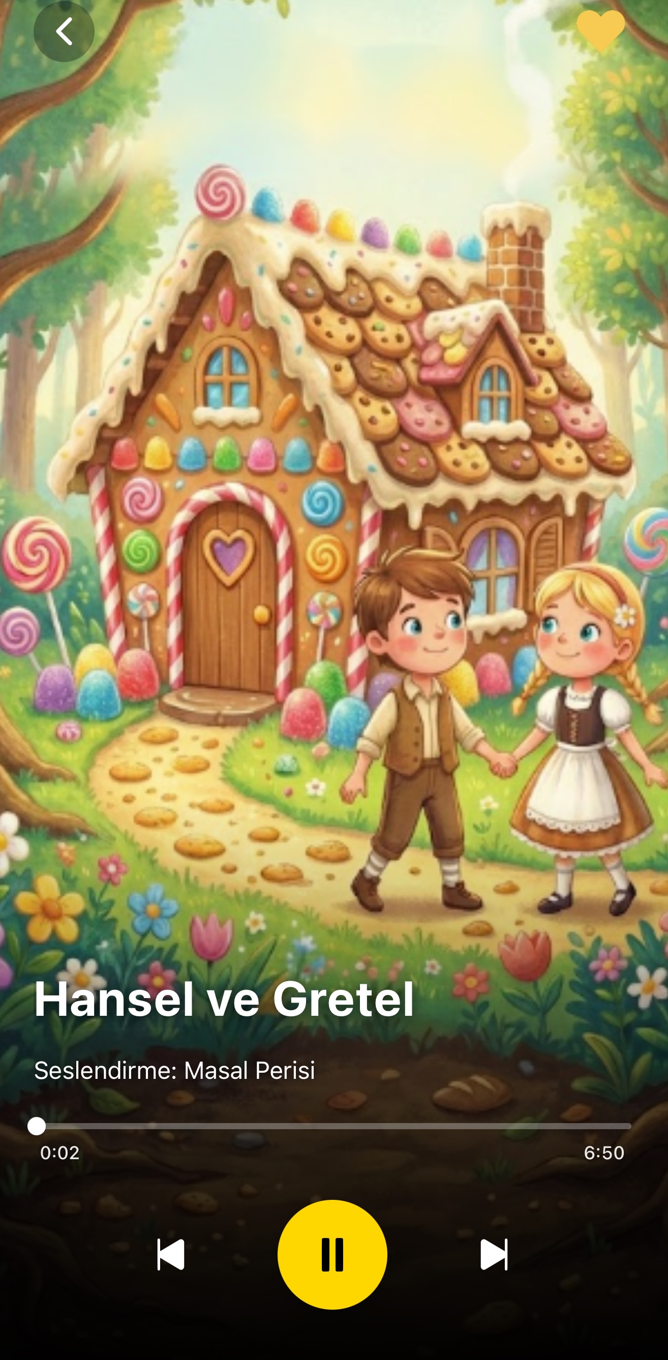 Sesli masal oynatıcı - çocuk masalı dinle